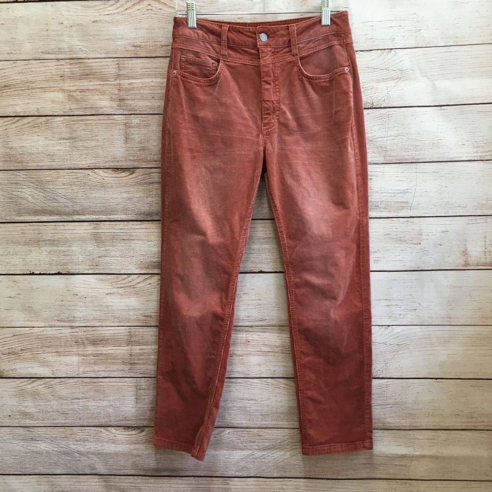 ANTHROPOLOGIE PILCRO AND THE LETTER PRESS HIGH RISE SLIM CORDUROY JEANS